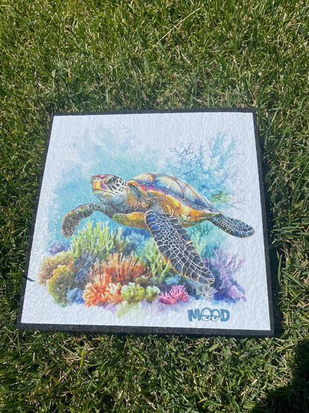 MoodMats Protective Mat – Turtle Seascape