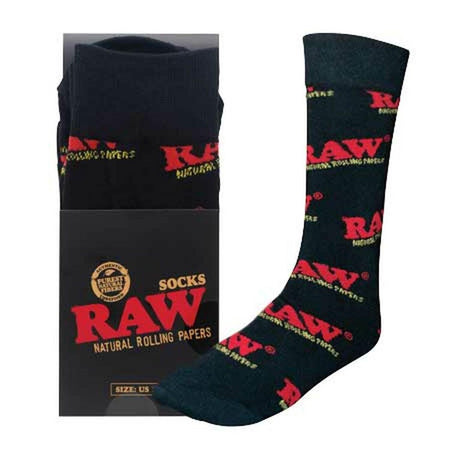 RAW Rolling Papers Socks Size 10-13