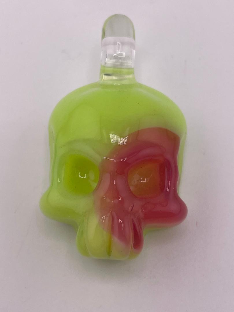 Tim Doane Pendant - Split Color Skull