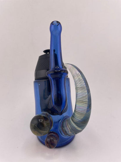 Brando Glass Puffco Proxy Glass - Cobalt Sherlock w/ Horn Attachment