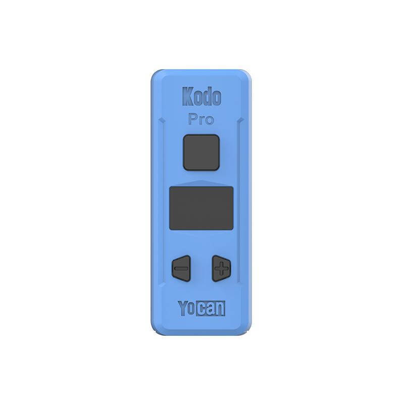 Yocan Kodo Pro 510 Battery in blue color, compact vape mod with adjustable settings for portable vaping.