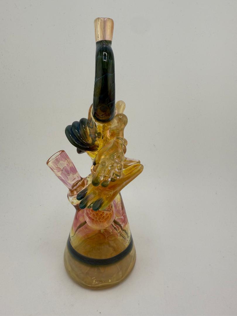 Jarvis Glass Fumed Warrior Mini Tube 10mm 45°