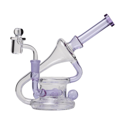 Human Grade 7.5" Recycler 45 (Triple Marble) 14mm