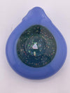 HighGrade Glass Pendant - Hollow Crushed Opal Tear Drop w/ Opal Encasement
