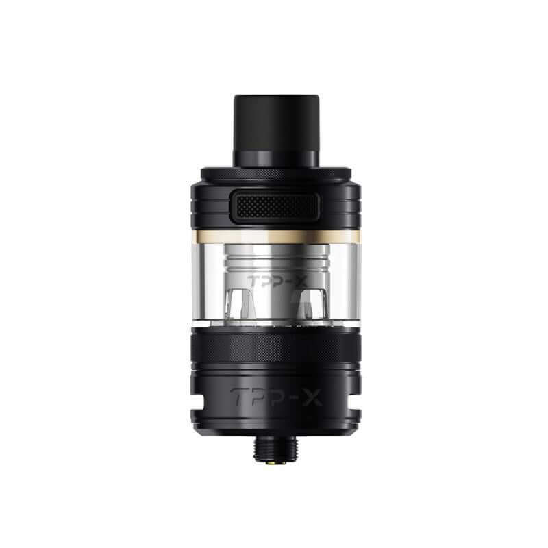 VooPoo TPP-X Pod Tank showcasing innovative design for explosive flavor and cloud production.