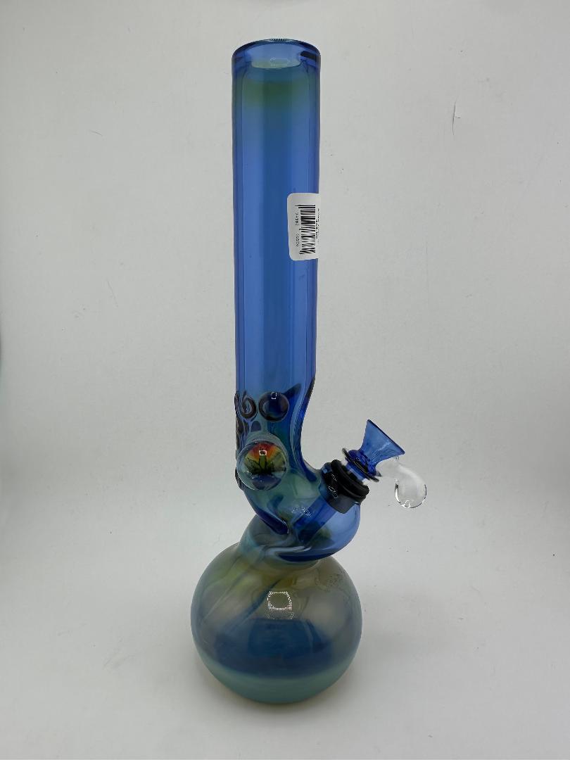 JP Killman Glass  OG Slide Tube Fumed & Cobalt