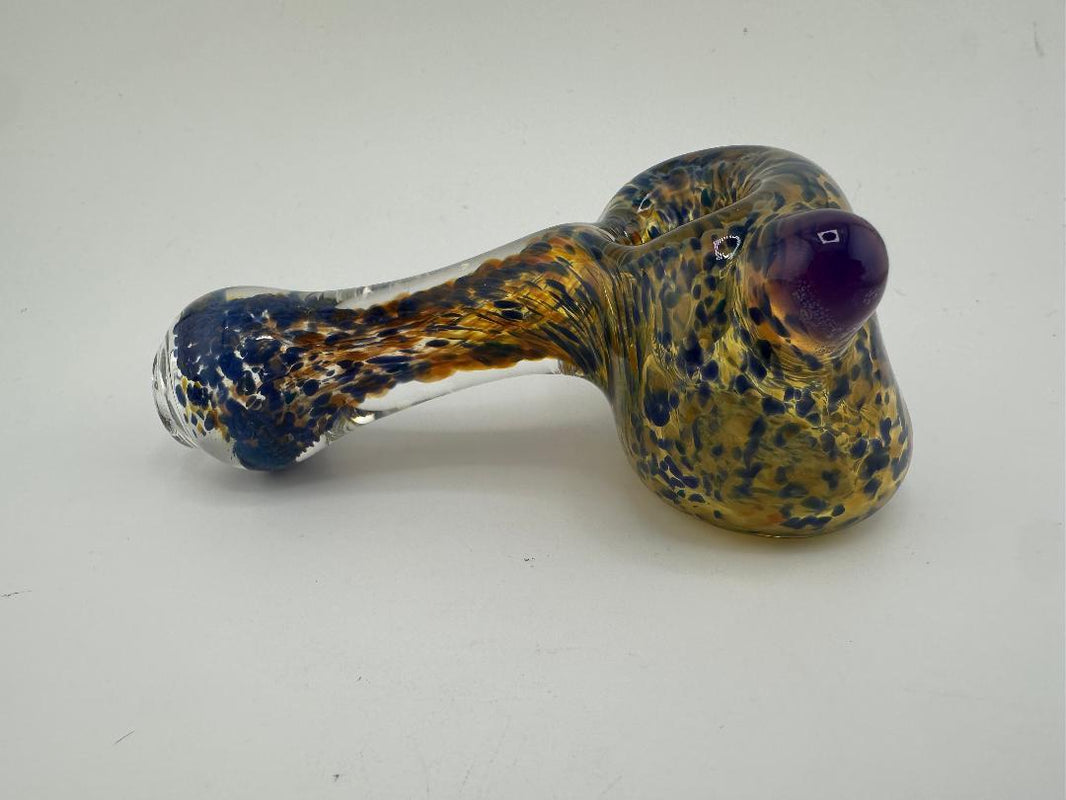 HighGrade Glass Dry Pipe - Multi Color Frit Slump Hammers