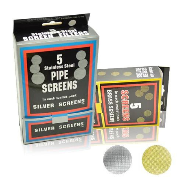 Metal Pipe Screens 5pc- 1pack