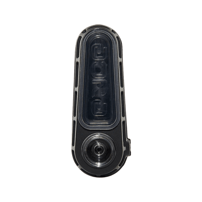 Eyce Glacier Spoon Pipe with silicone design and airflow path for easy cleaning and enhanced smoke cooling.