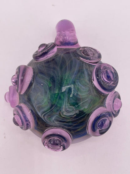 Brando Glass Pendant - Space Tech w/ Pink Acccents