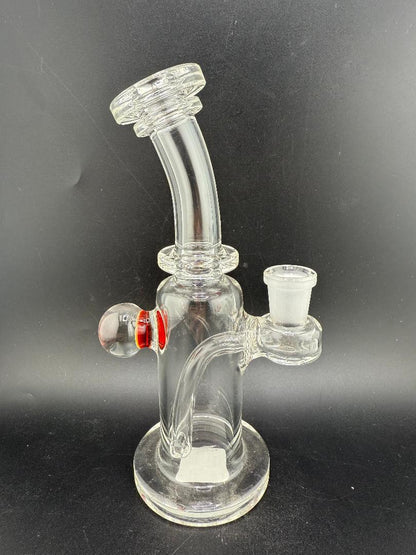 Crondo Glass Clear Banger Hanger Rig w/ Millie Image Marble14mm 90°