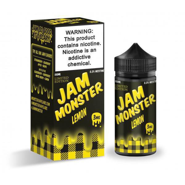 Jam Monster 100ml Lemon Zero Nicotine