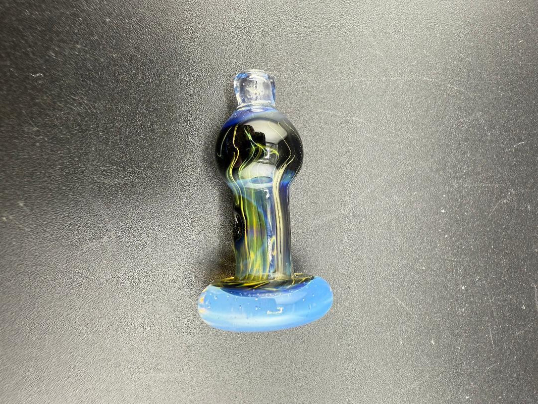 Paulson Pieces Puffco Peak Pro Ball Cap Replacement, handcrafted glass accessory for vapor control.