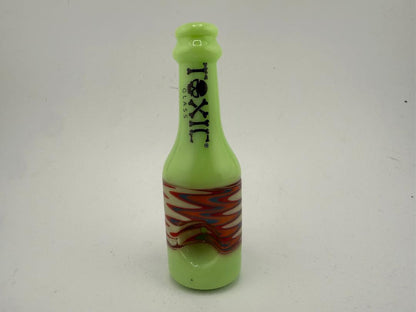 Toxic Glass Wig Wag Bottle Hand Pipe