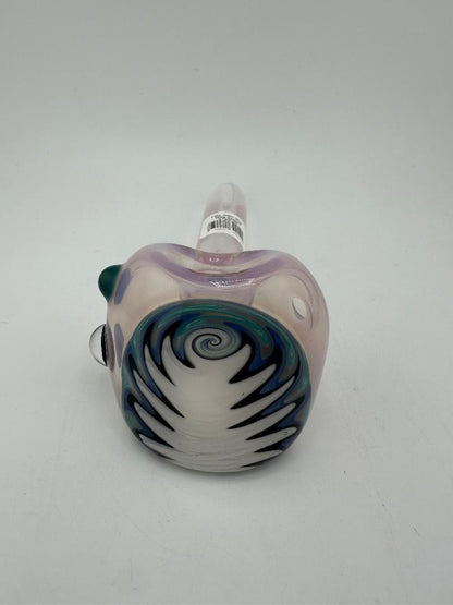 Filla John Glass Dry Pipe -Fully Worked  Wig Wag Spoon