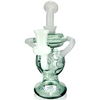 AFM Glass 7.5" Swiss Double Color Glass Recycler Dab Rig TX063 14mm 90°