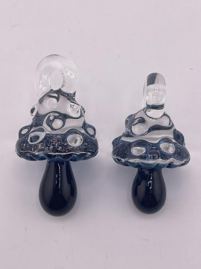 Tim Doane Glass Pendant - Dichro Mushroom