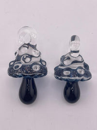 Tim Doane Glass Pendant - Dichro Mushroom