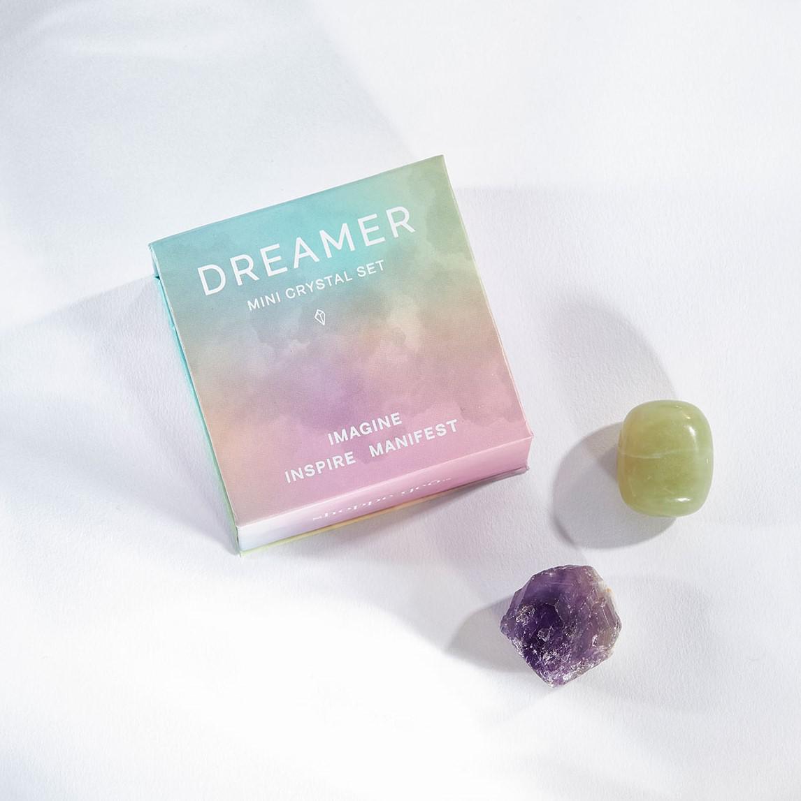 Geocentral Mini Crystal Set - Dreamer, featuring hand-selected crystals for imagination and inspiration.