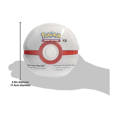 Pokémon TCG Premier Ball Tin – 3 Booster Packs & 2 Sticker Sheets