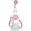 AFM Glass 9" Double Pump Recycler Dab Rig TX078 14mm 90°