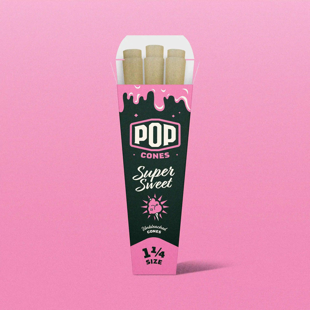 Pop Cones 1 1/4 Unbleached Cones