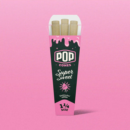 Pop Cones 1 1/4 Unbleached Cones