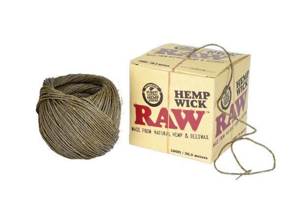 RAW Rolling Papers Hempwick 100ft