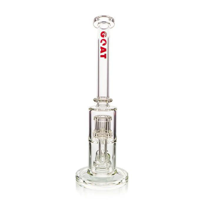 Lucky Goat Lucky Goat 12" Rockies Double UFO Clear Rig 14mm 90°