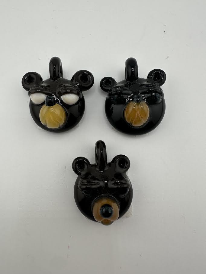 Tim Doane Glass Pendant -  Bear