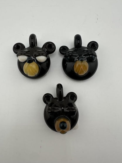 Tim Doane Glass Pendant -  Bear