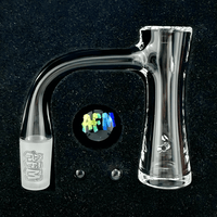 AFM Whirlpool Quartz Banger Auto Spinner with hourglass design for dabbing and optimal airflow.