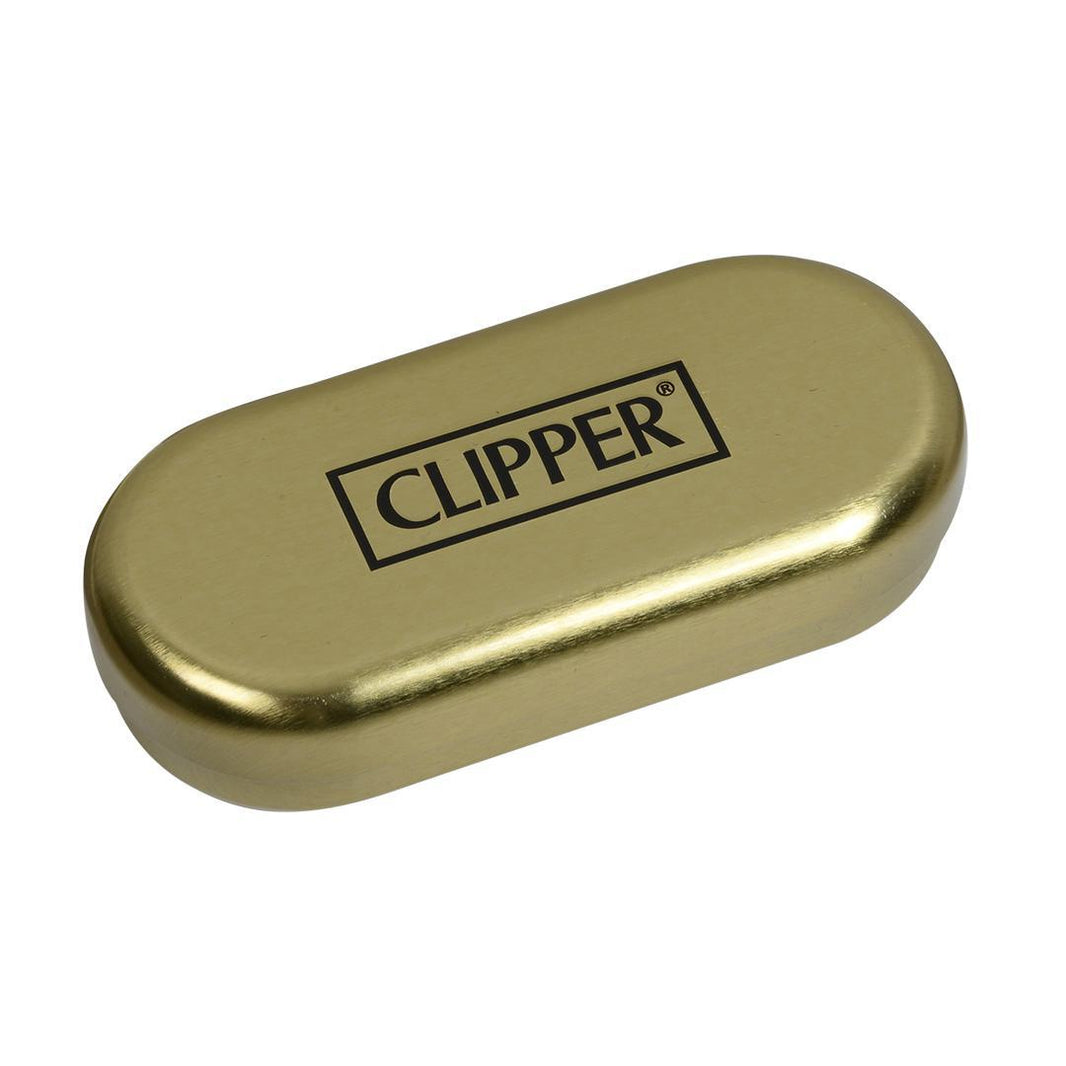 Clipper Metal Lighter Gold Matte