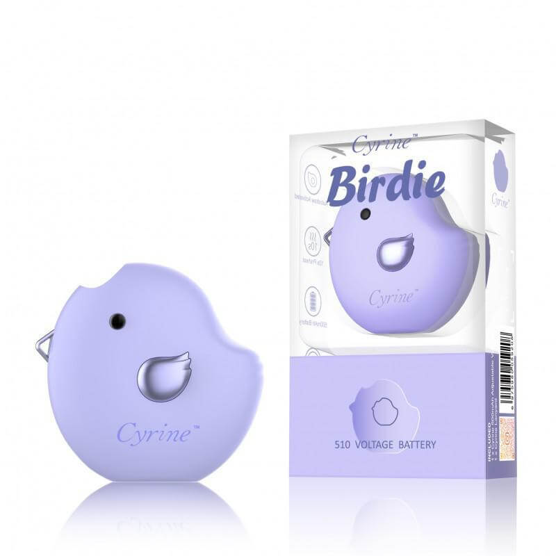 Cyrine Birdie 510 Battery in compact bird shape packaging for high-performance vaping with 510 thread cartridges.