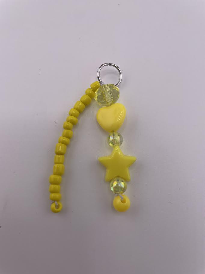 Beep Boop Bop  Puffco / Carta E-Rig Charm - Yellow Star