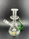 Pugsley Glass Straight Neck Jammer Rig w/ Colored Horn & Opal 10mm 45°