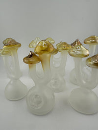 Filla John Glass Dry Pipe - Stand Up Double Mushroom