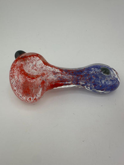 Highgrade Glass Dry Pipe  - Frit Colored
