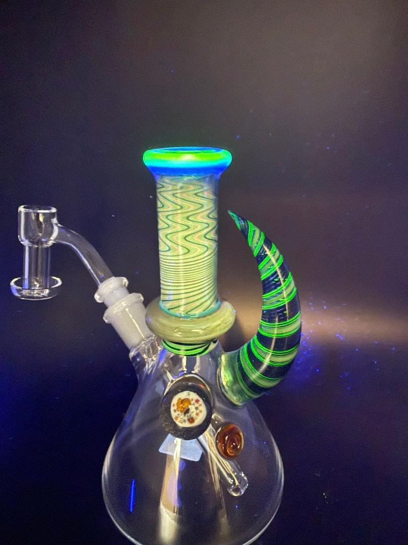 Brando Glass UV  Worked Mini Tube 10mm 45°