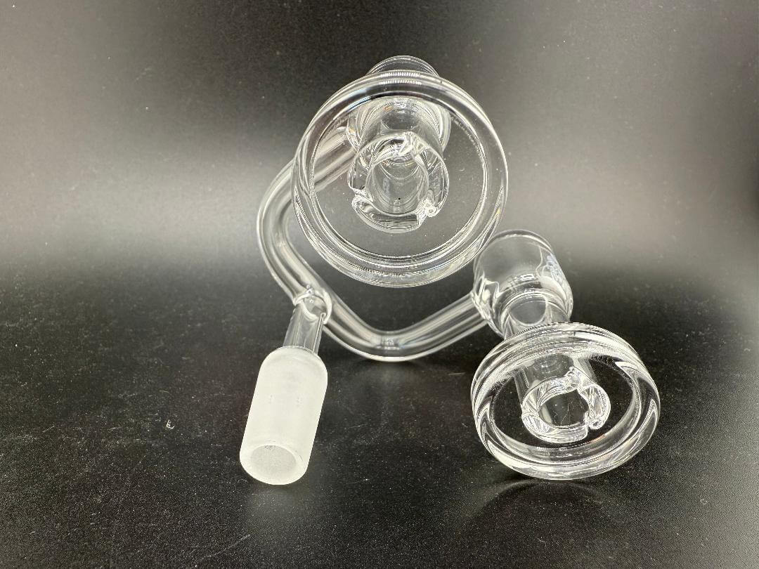Temple Quartz X2 Slurper Quartz Banger, featuring dual bangers and slurper design for enhanced dabbing flavor.