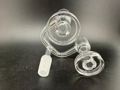 Temple Quartz X2 Slurper Quartz Banger, featuring dual bangers and slurper design for enhanced dabbing flavor.