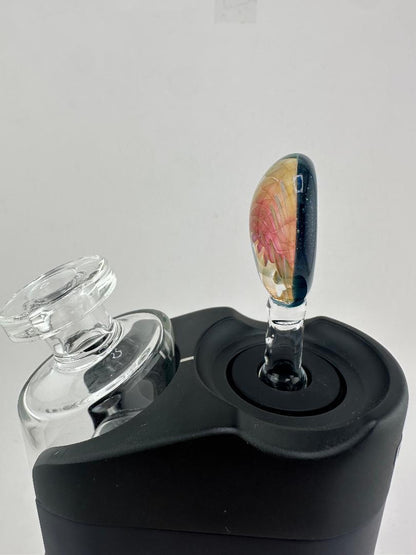 Paulson Pieces Dr. Dabber Switch GO Joystick Carb Cap – Clear with Fumed Implosion Handle