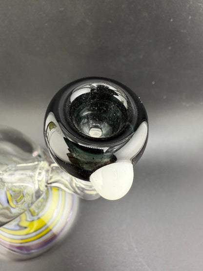 Highgrade Glass Single Color Black 14mm Bowl piece