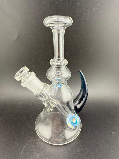 Pugsley Glass Clear Jammer w/ Colored Horn & Opal 10mm 45°