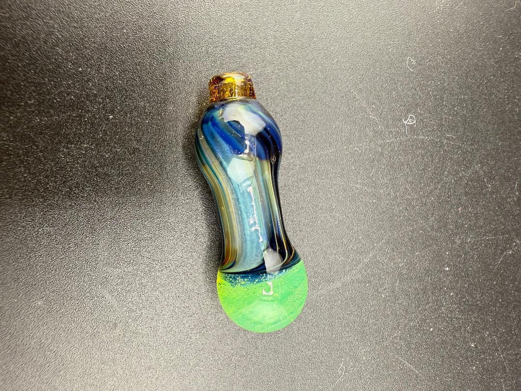 Paulson Pieces Puffco Peak Pro Ball Cap Replacement - Handcrafted glass accessory for vapor control.