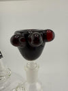 Crondo Glass Full Color 14mm Bowl Piece featuring rich color work and unique design, ideal for collectors and daily use.