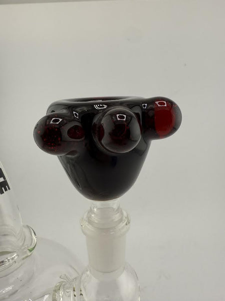 Crondo Glass Full Color 14mm Bowl Piece featuring rich color work and unique design, ideal for collectors and daily use.