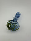 Crondo Glass Dry Pipe - Full Color w/ Clinging Frog