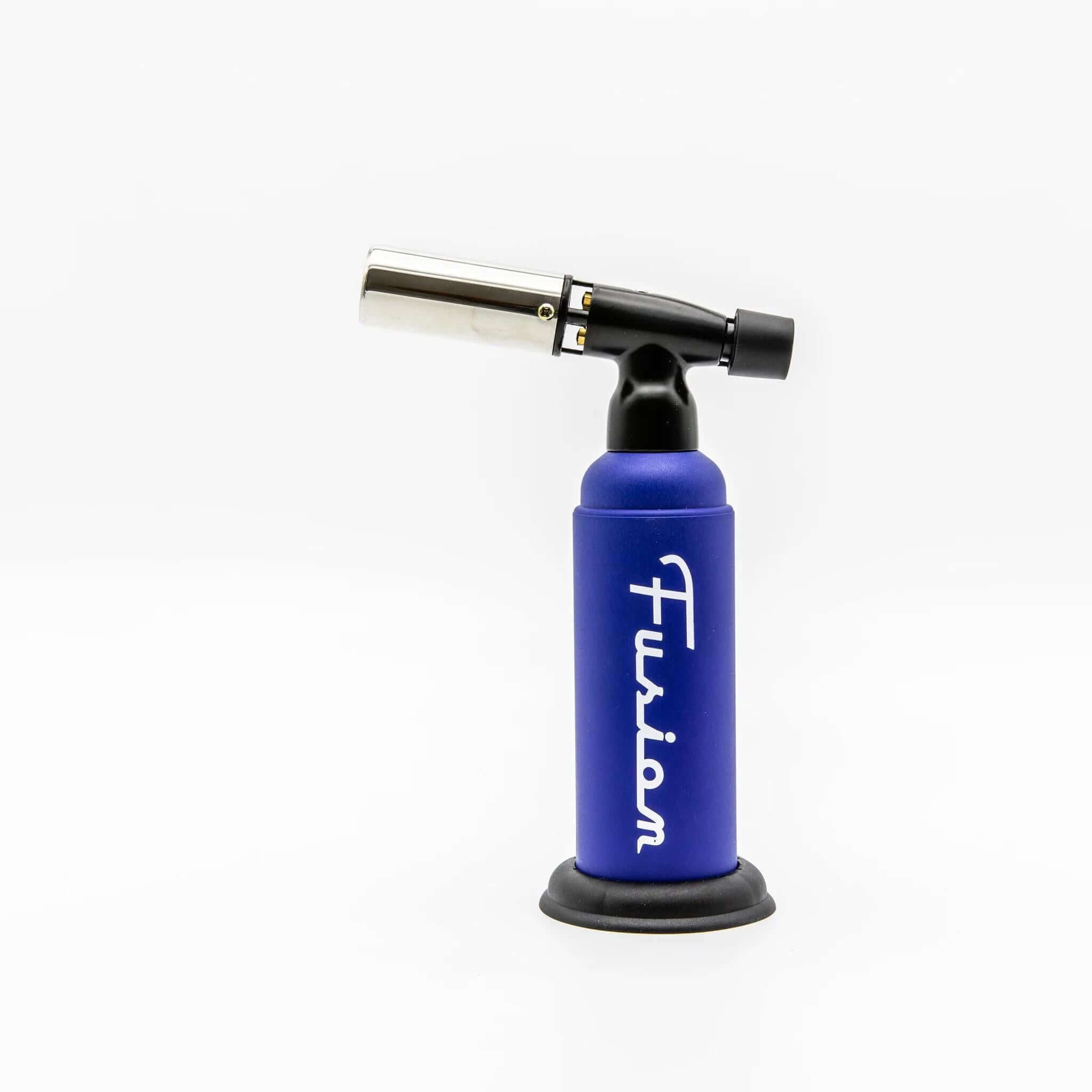 Fusion Twin Shot Dual Flame Jet Torch in blue, perfect for precision cooking and DIY projects.