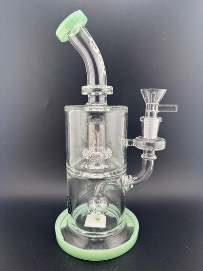 MAV Glass AM002 Dual Perc 9" Rig 14mm 90°